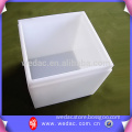 White acrylic cubic box